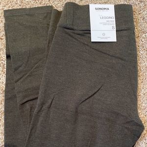 Sonoma new olive green leggings